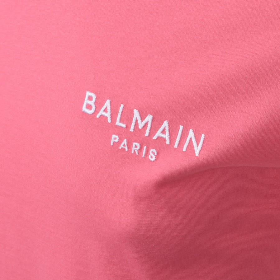 Alternative Image for ProductBalmain Logo T Shirt Pink3
